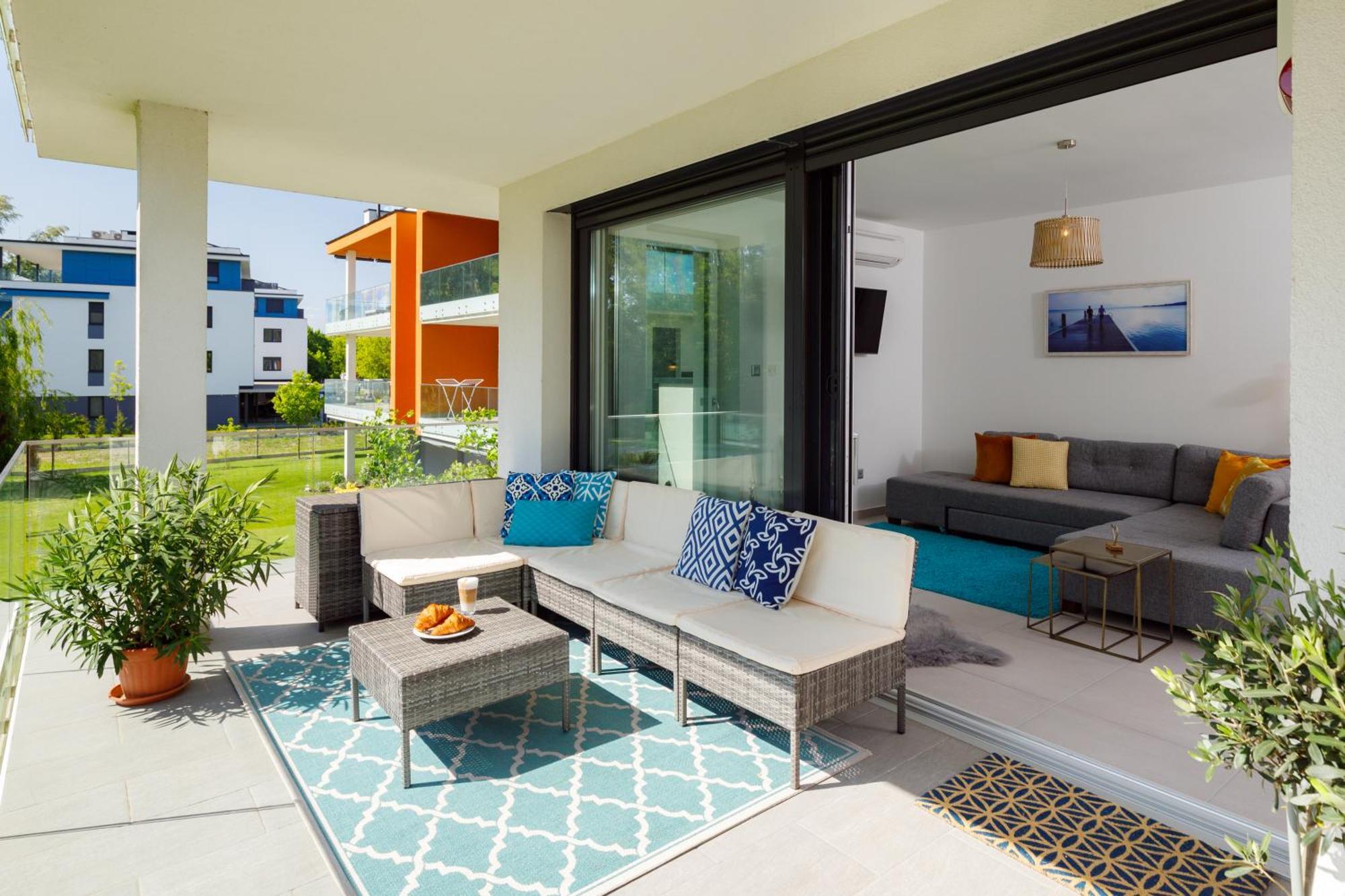 Blue4 Apartment บาลาตอนฟุซเฟอ ภายนอก รูปภาพ